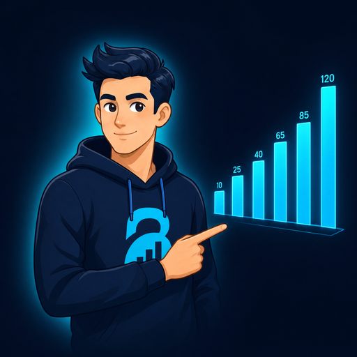 The Analyst reviewing a chart โ illustration